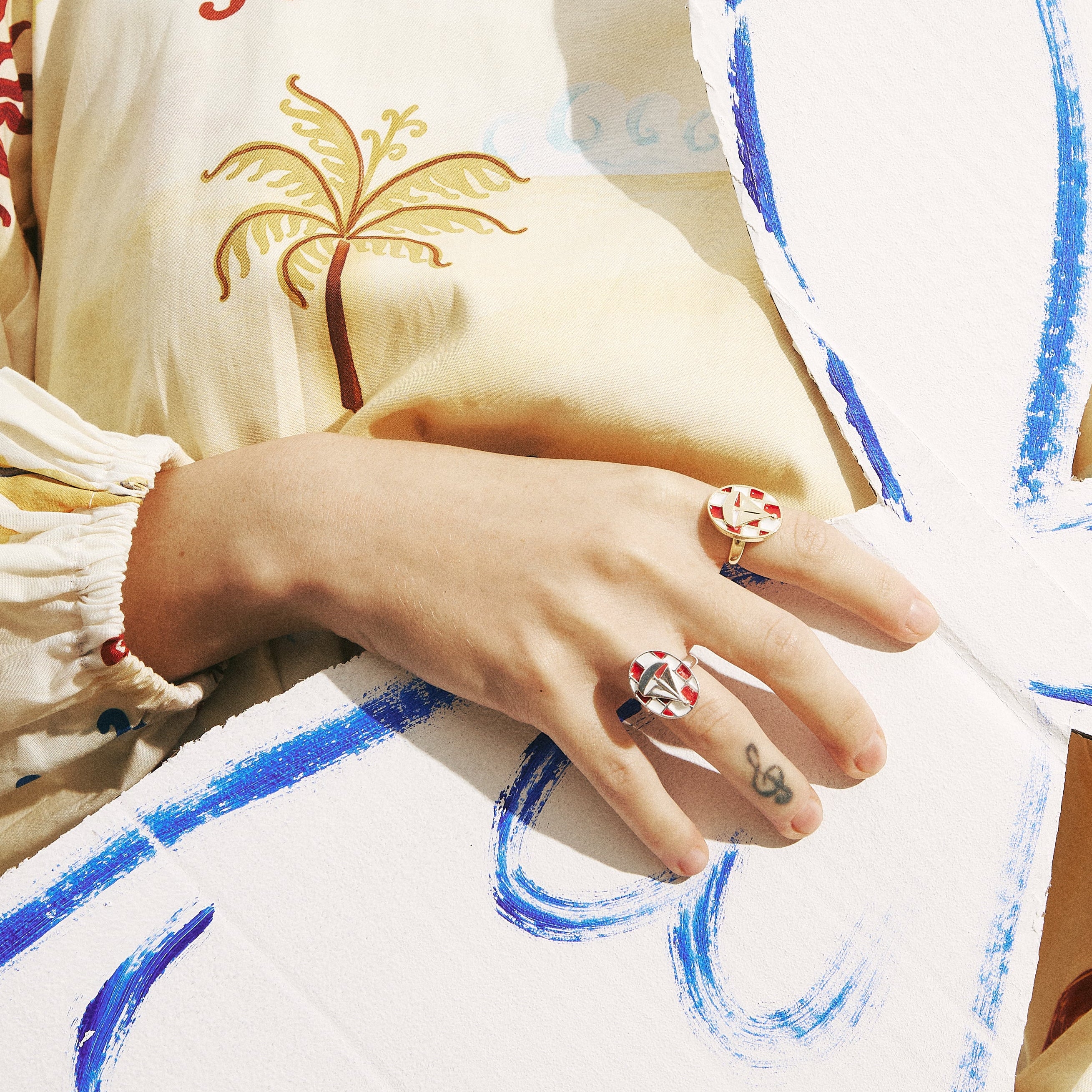 Anel Veleiro Prata Ajustável