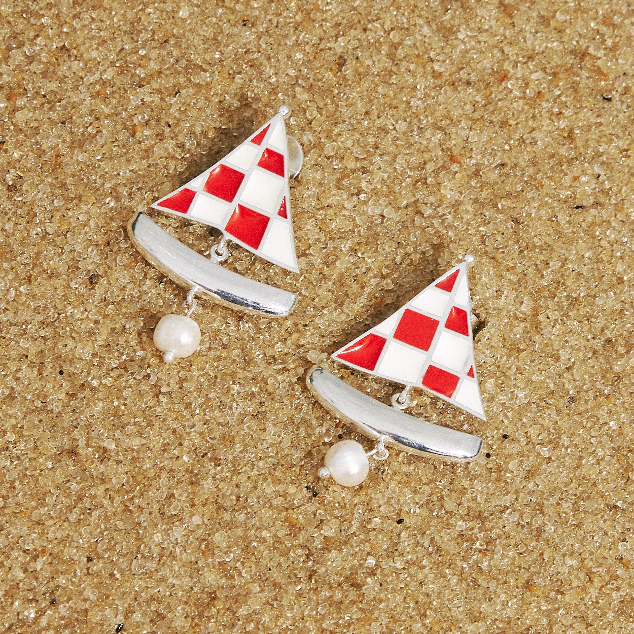 Brinco Veleiro Prata
