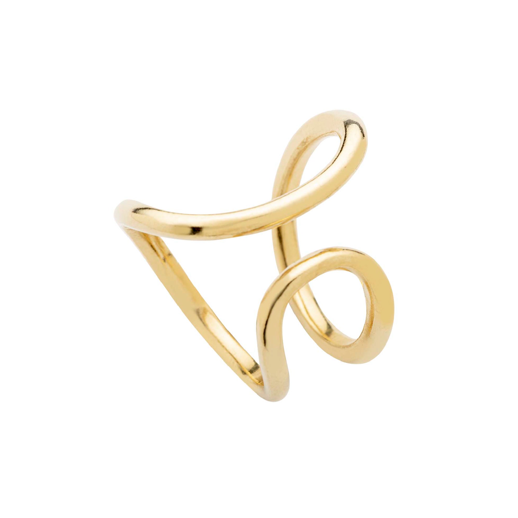 Anel Luna Ouro Ajustável