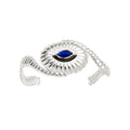Bracelete Olho Prata Ajustável