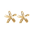 Brinco Flor Lila Ouro