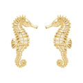 Brinco Cavalo Marinho Milo Ouro