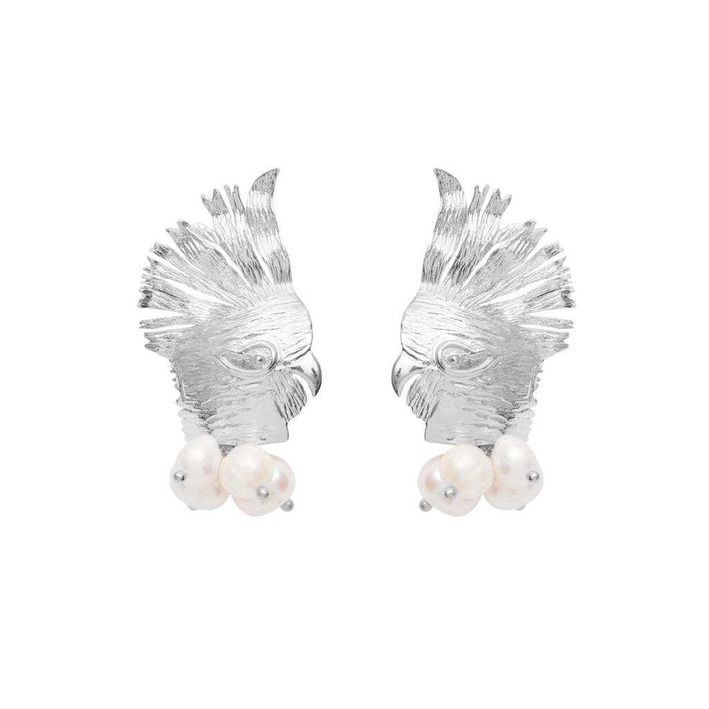 Brinco Cacatua Suzi Prata
