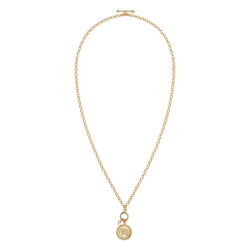 Colar Corrente Medalha Triana Ouro