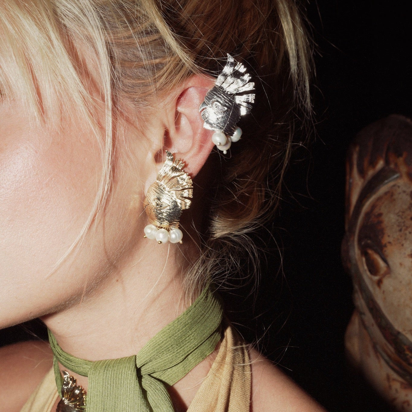 Brinco Cacatua Suzi Prata