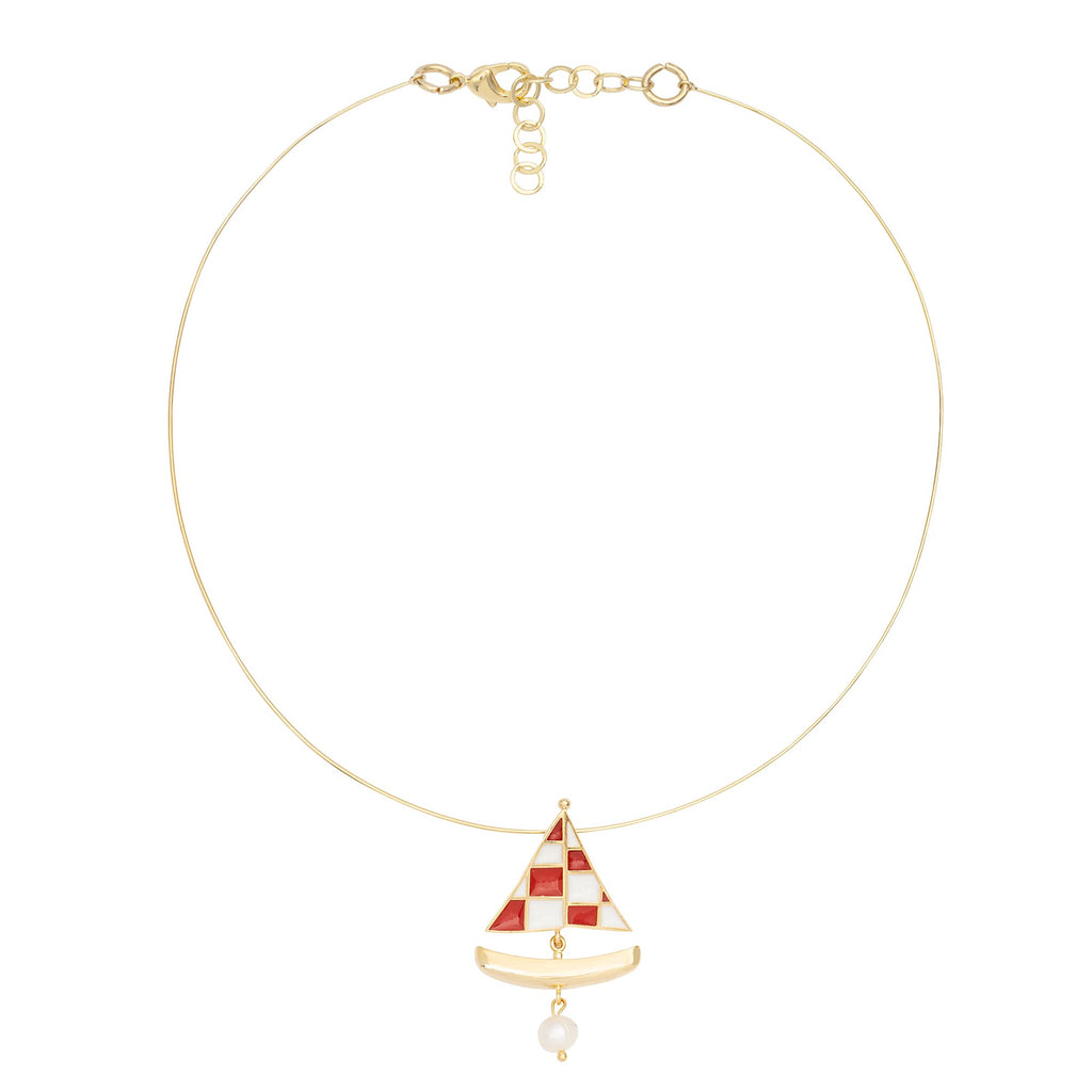 Gargantilha Veleiro Ouro