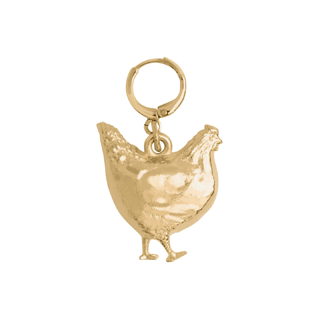 Pingente Galinha Lucrécia Ouro
