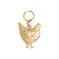 Pingente Galinha Lucrécia Ouro