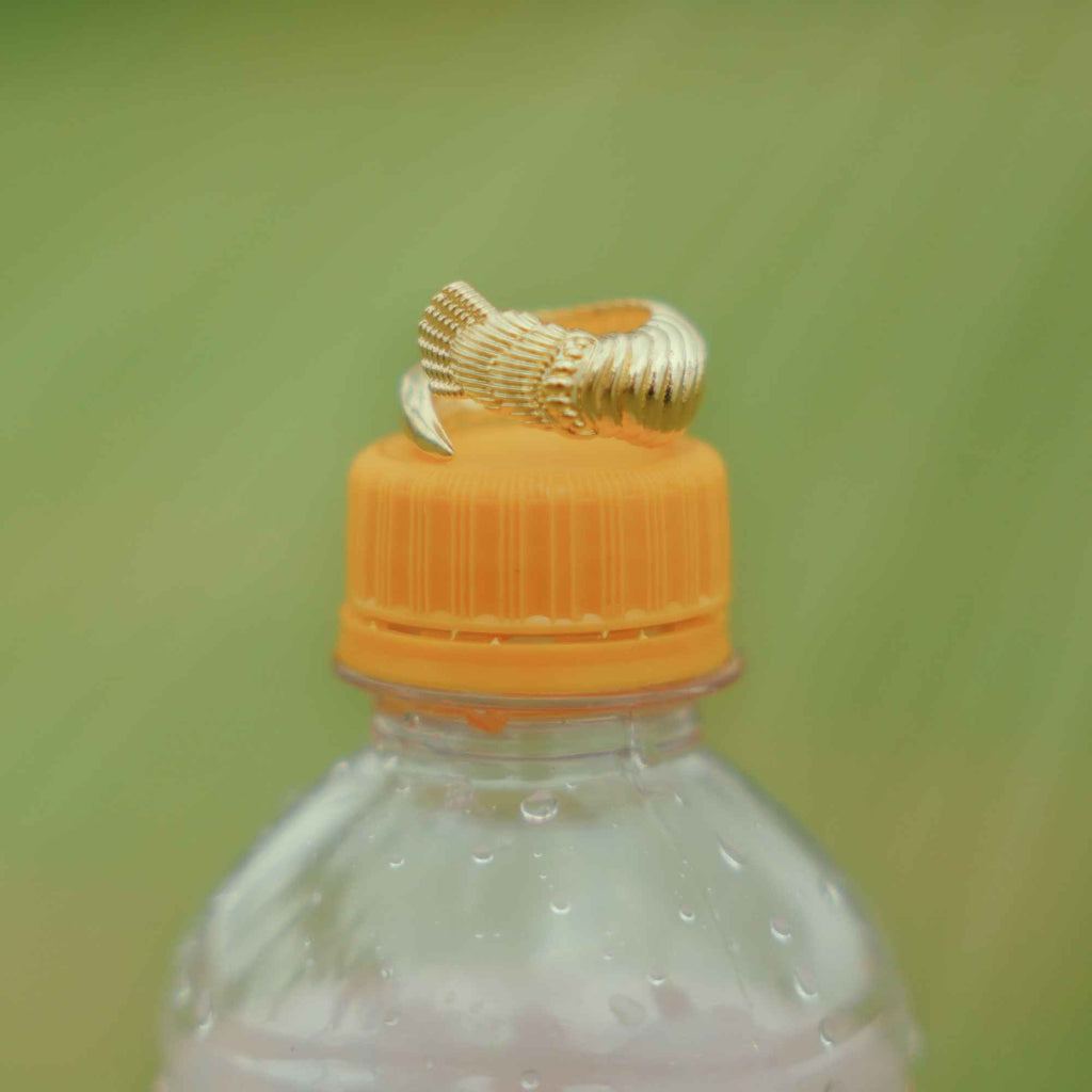 Anel Camarão Ouro Ajustável