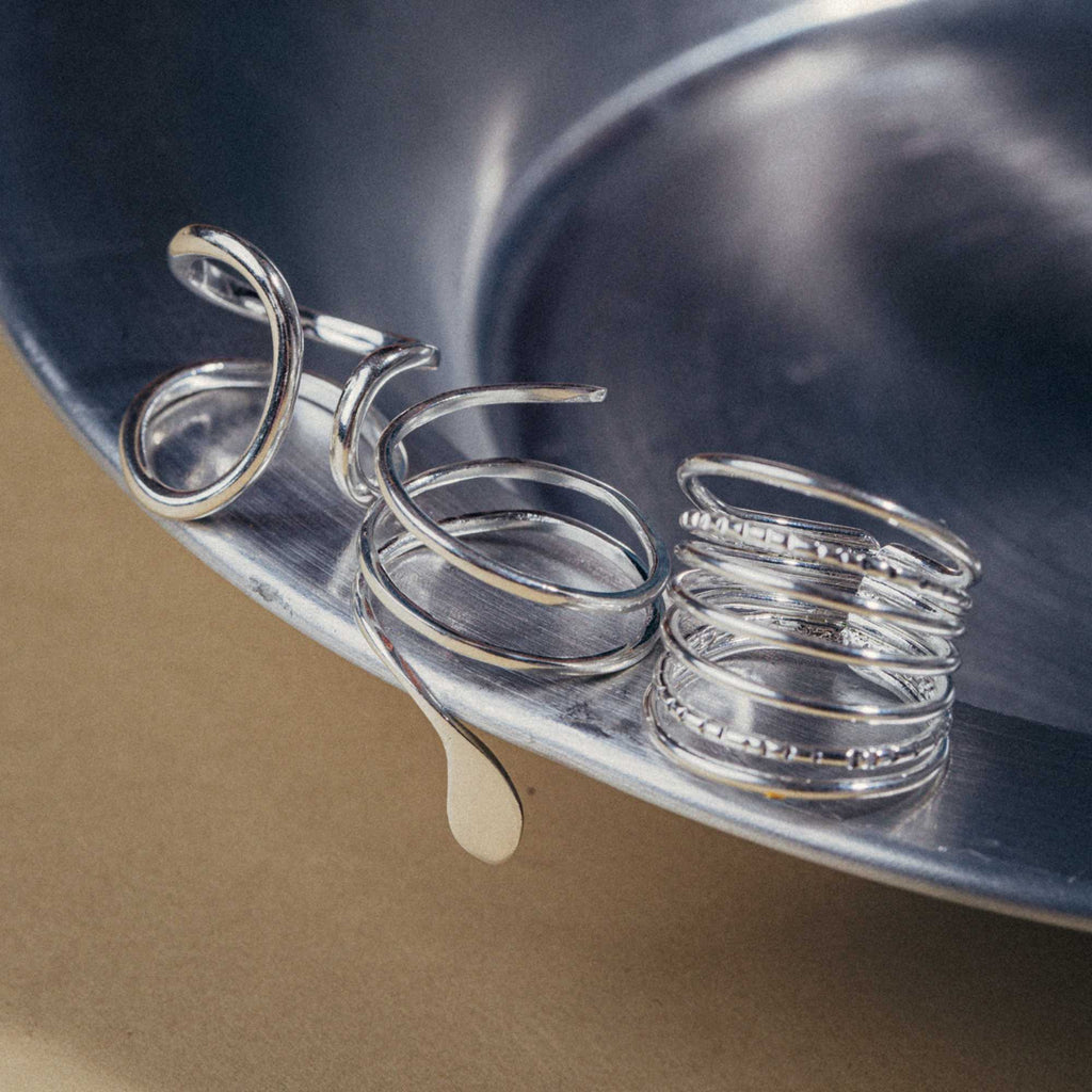 Anel Luna Prata Ajustável