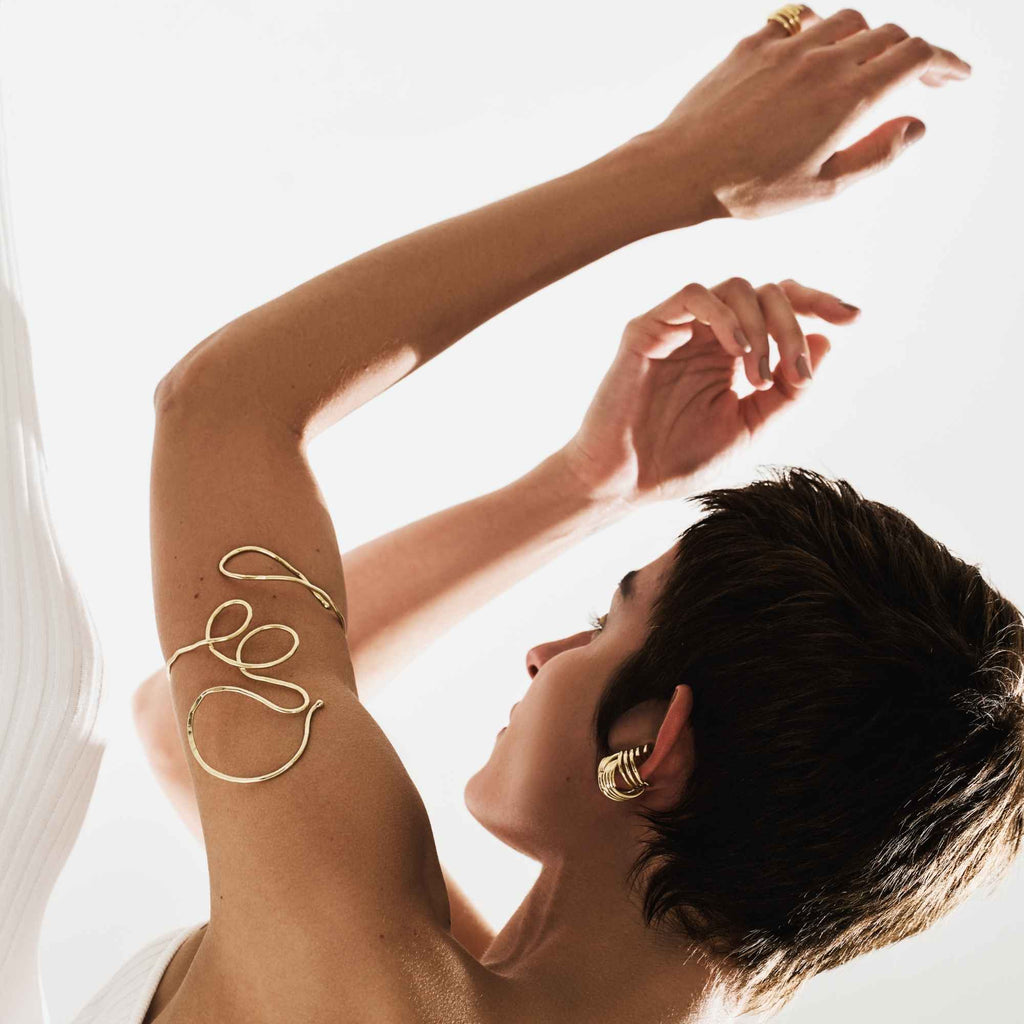 Bracelete Giro Ouro Ajustável