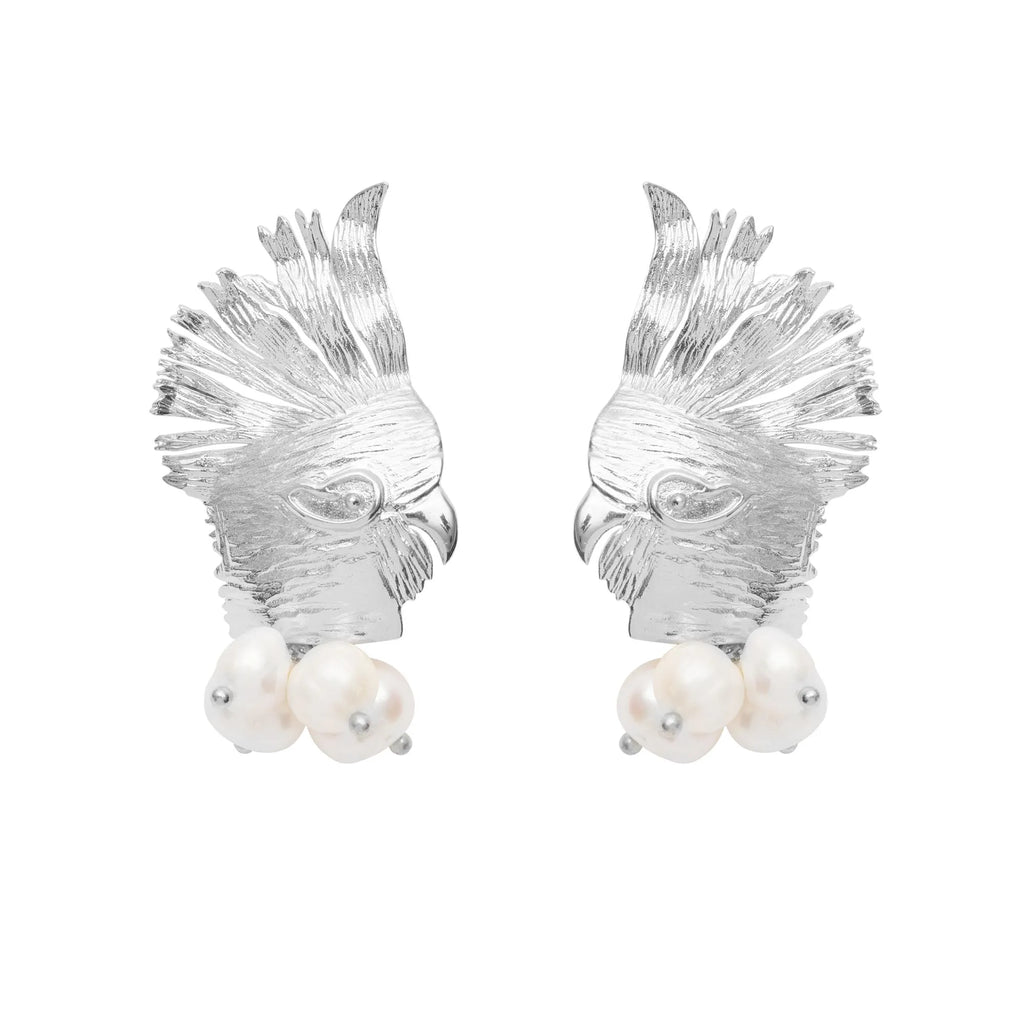 Brinco Cacatua Suzi Prata
