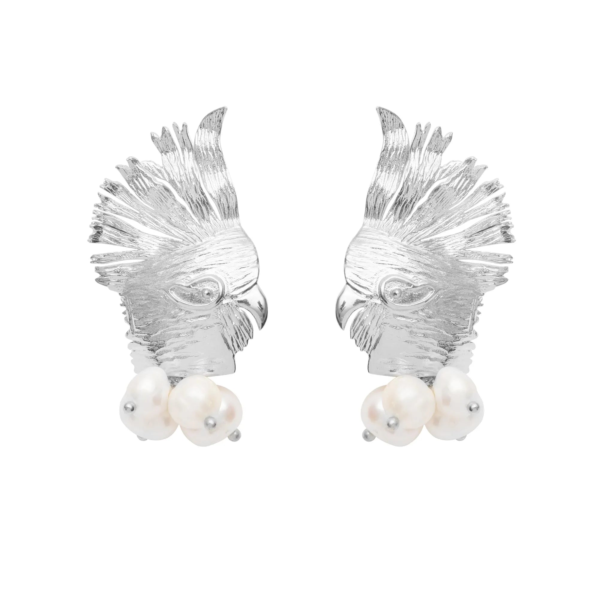 Brinco Cacatua Suzi Prata