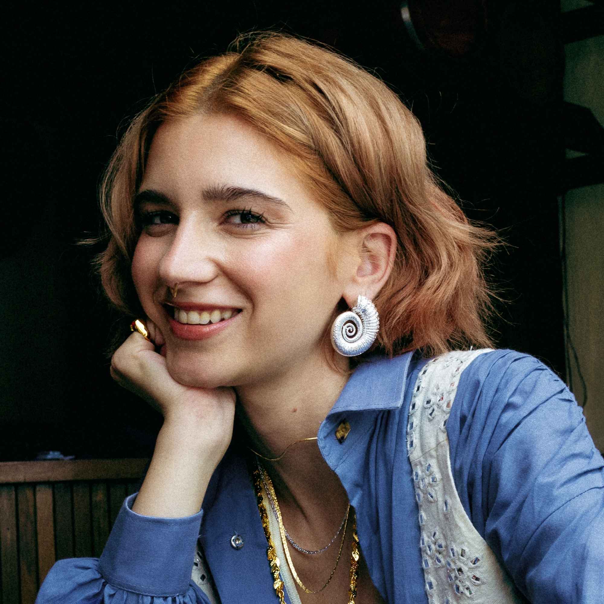 Brinco Caracol Prata