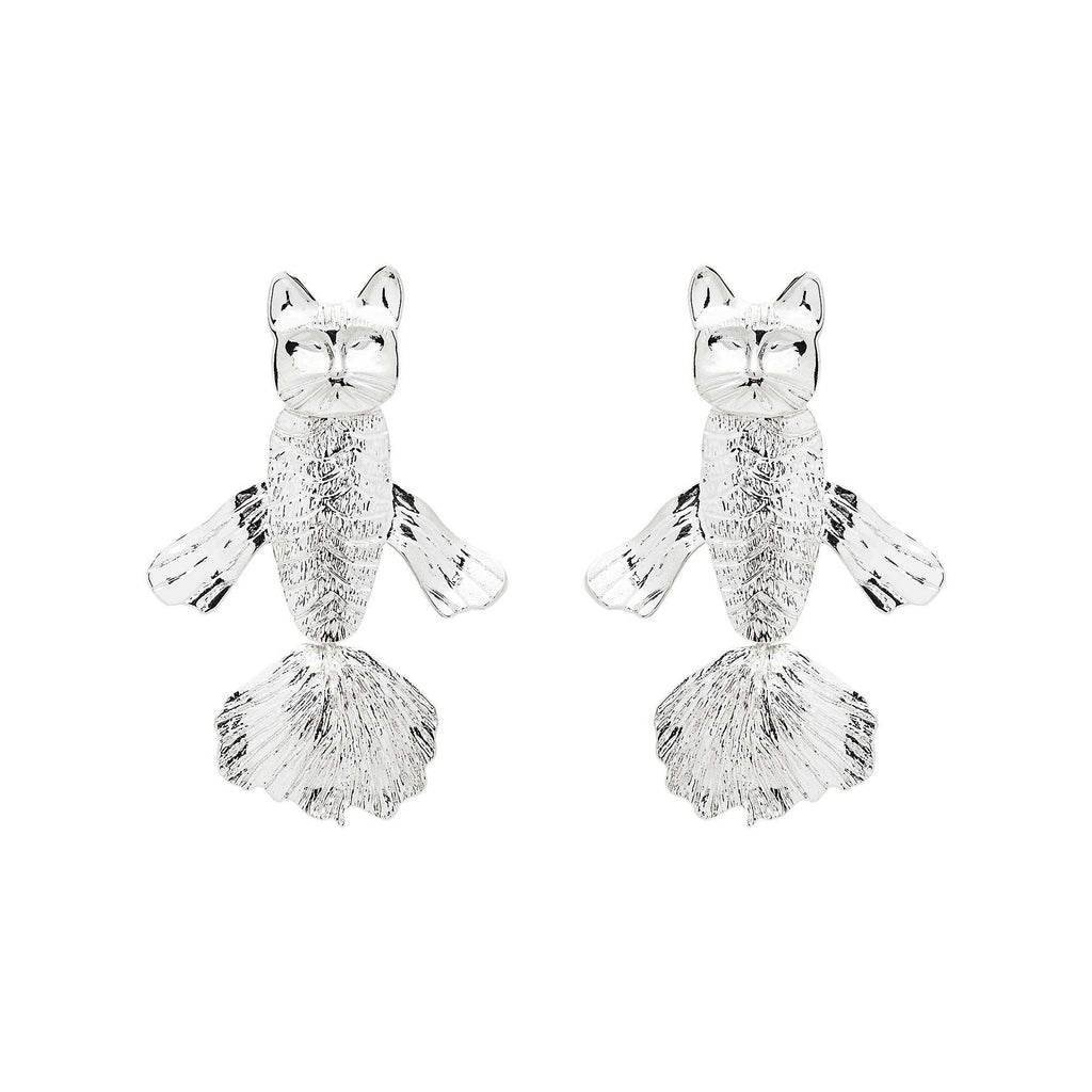 Brinco Gata Mia Prata