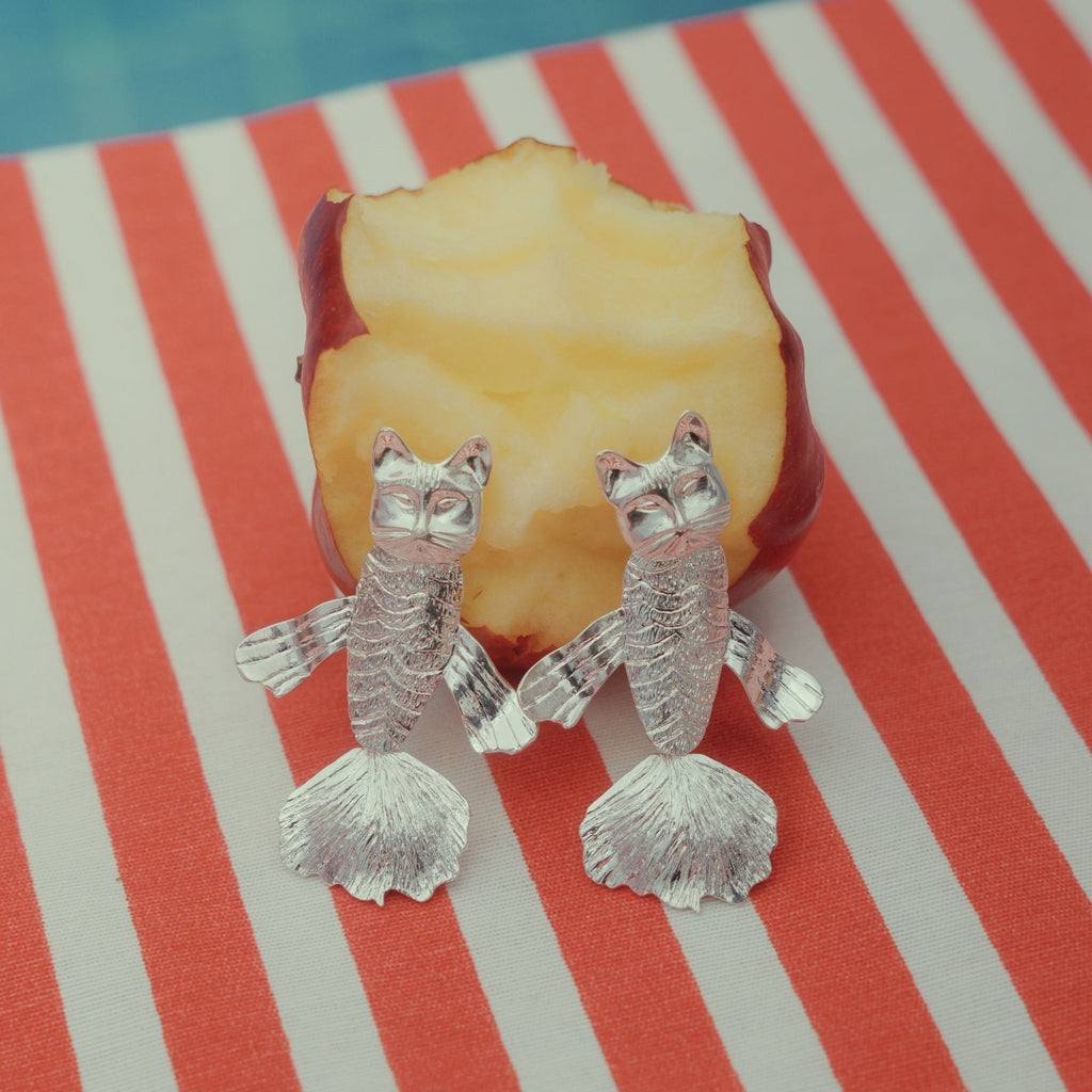 Brinco Gata Mia Prata