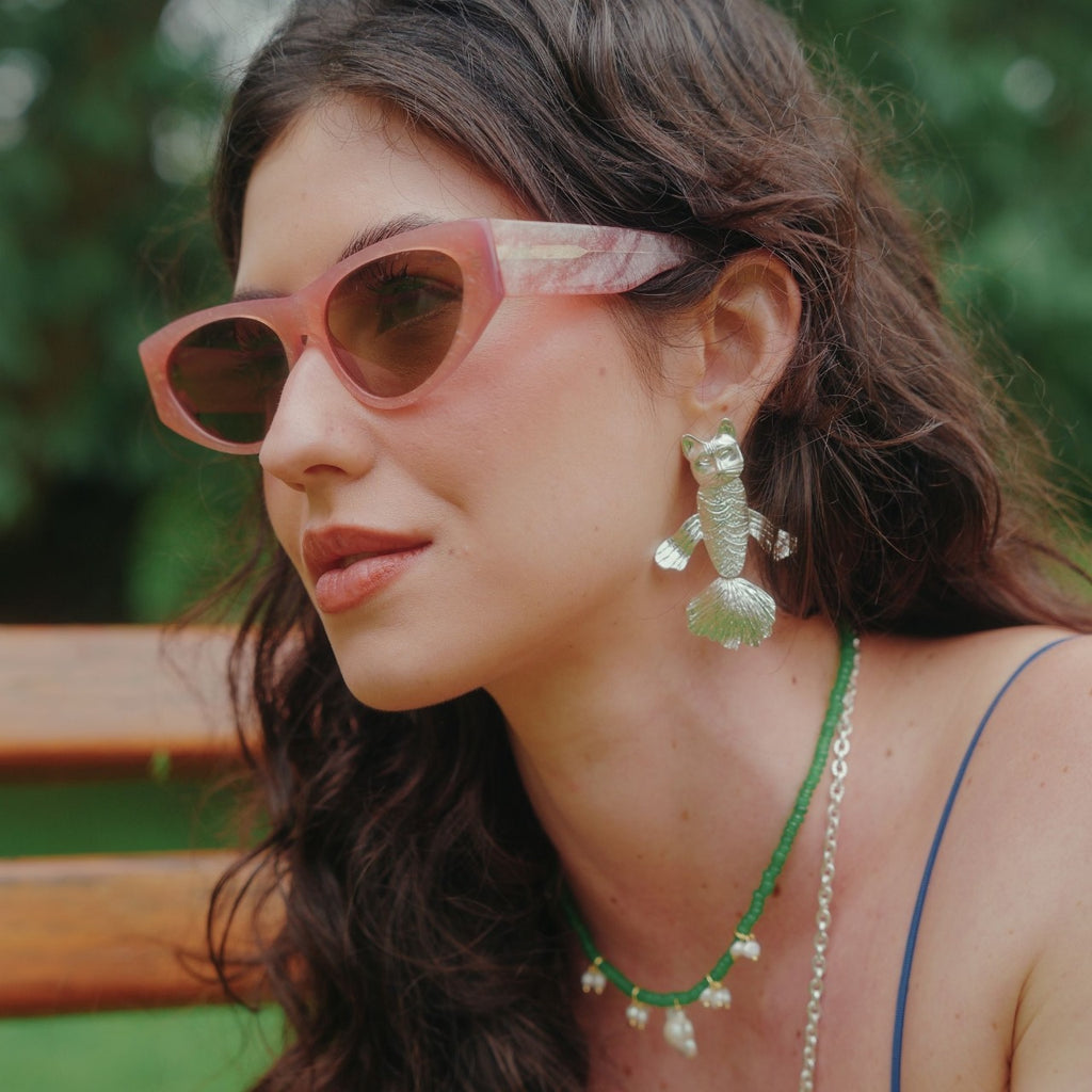 Brinco Gata Mia Prata