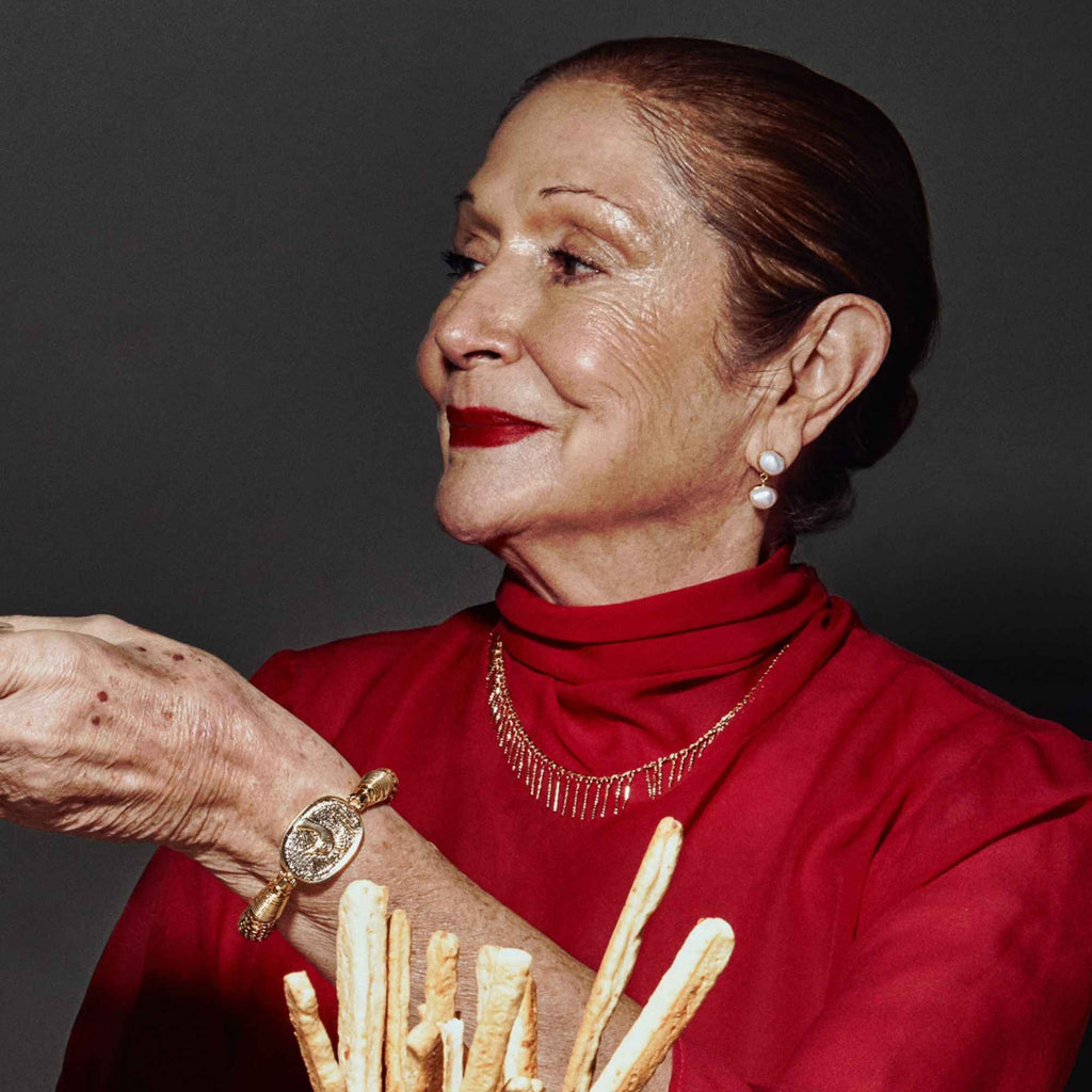 Brinco Sagú Ouro Assimétrico com Pérolas