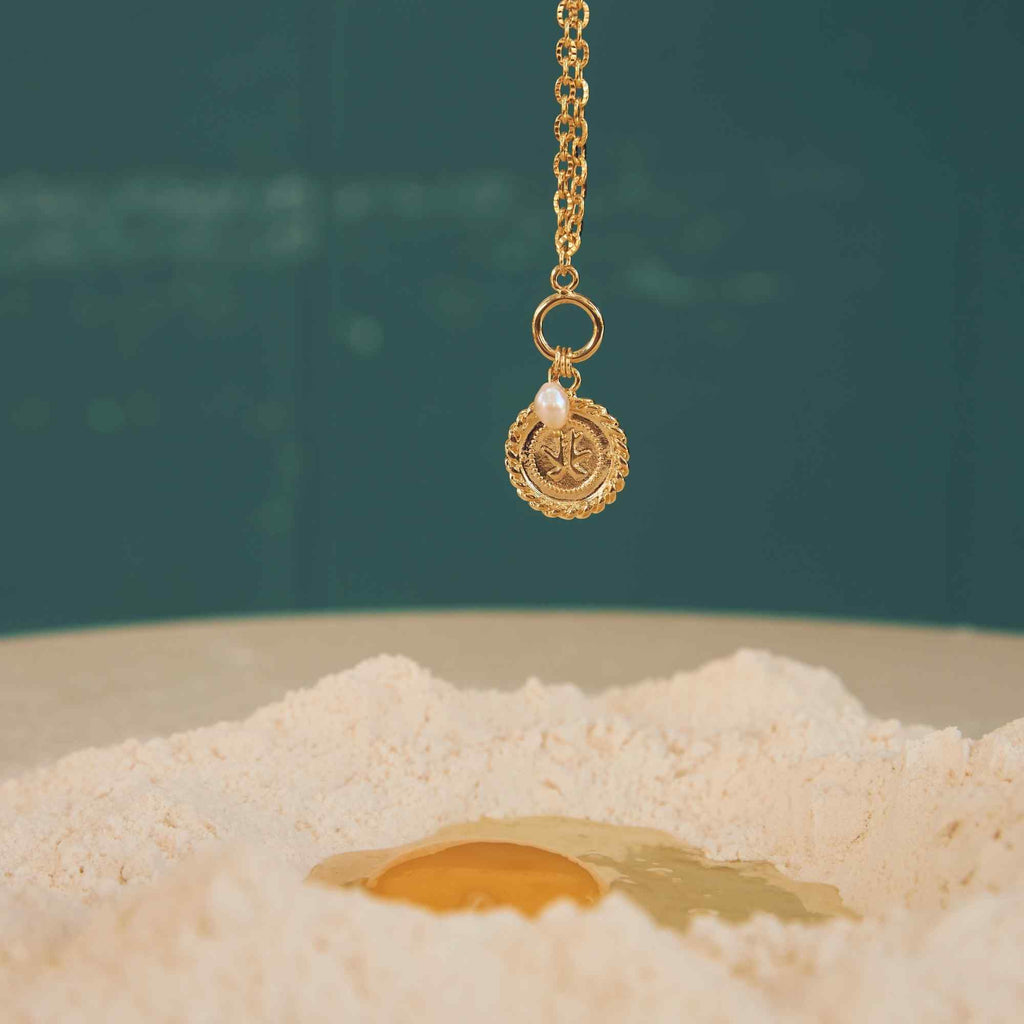 Colar Corrente Medalha Triana Ouro