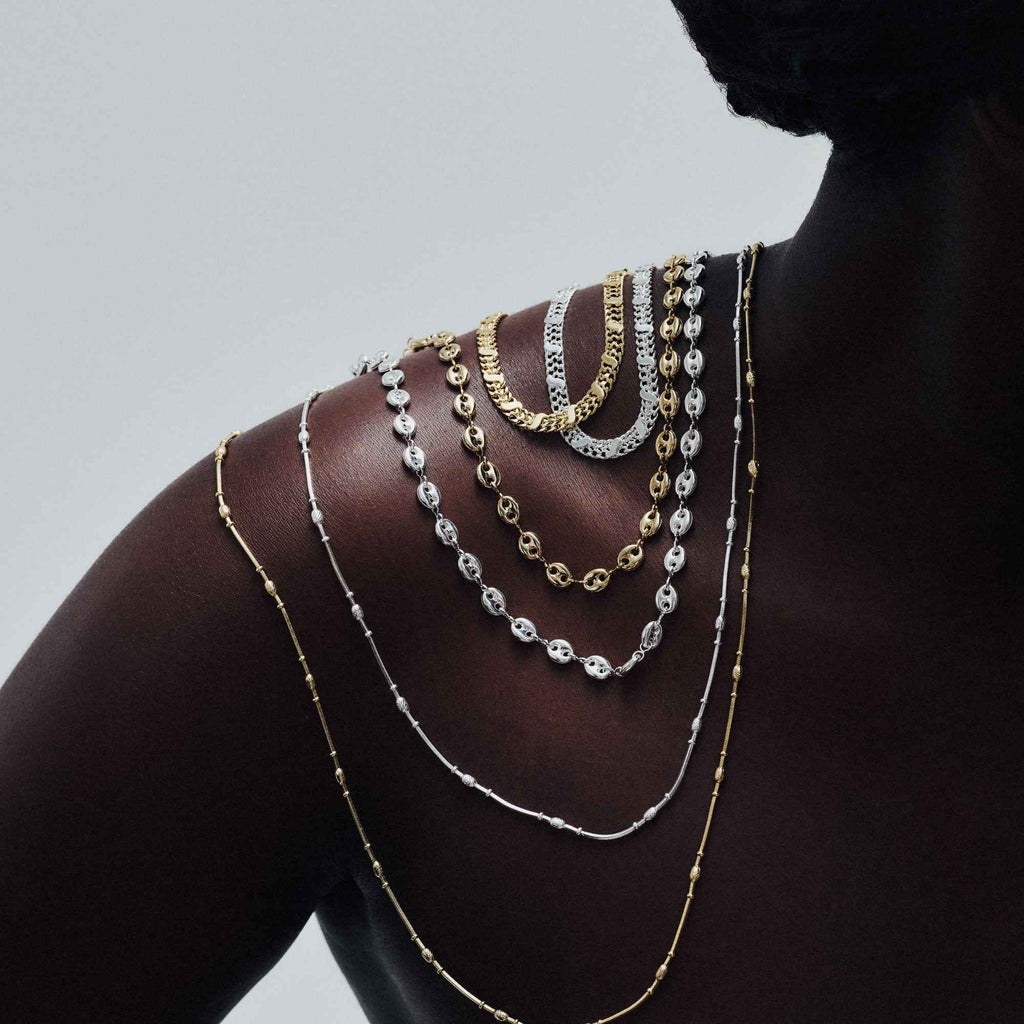 Colar Corrente Ostra Ouro