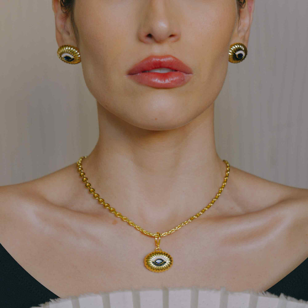 Colar Corrente Pupila Ouro