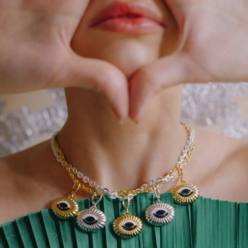 Colar Corrente Pupila Ouro