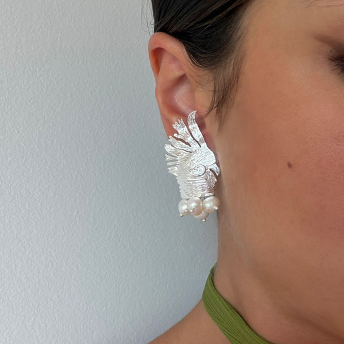 Brinco Cacatua Suzi Prata