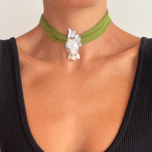 Colar Cacatua Suzi Prata