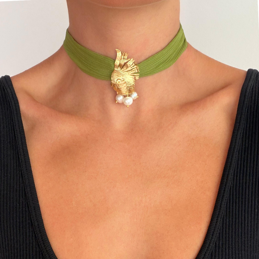 Colar Cacatua Suzi Ouro