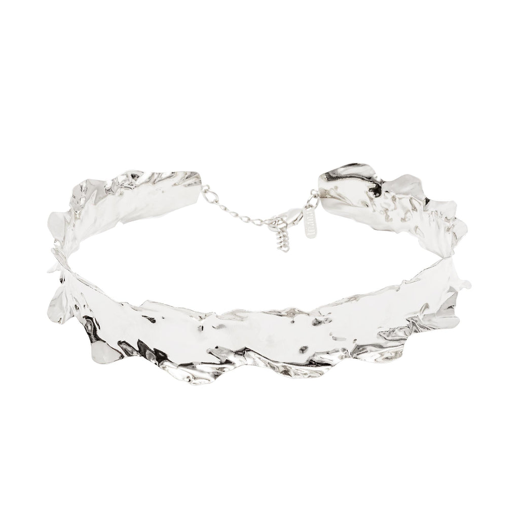 Gargantilha Borda Prata