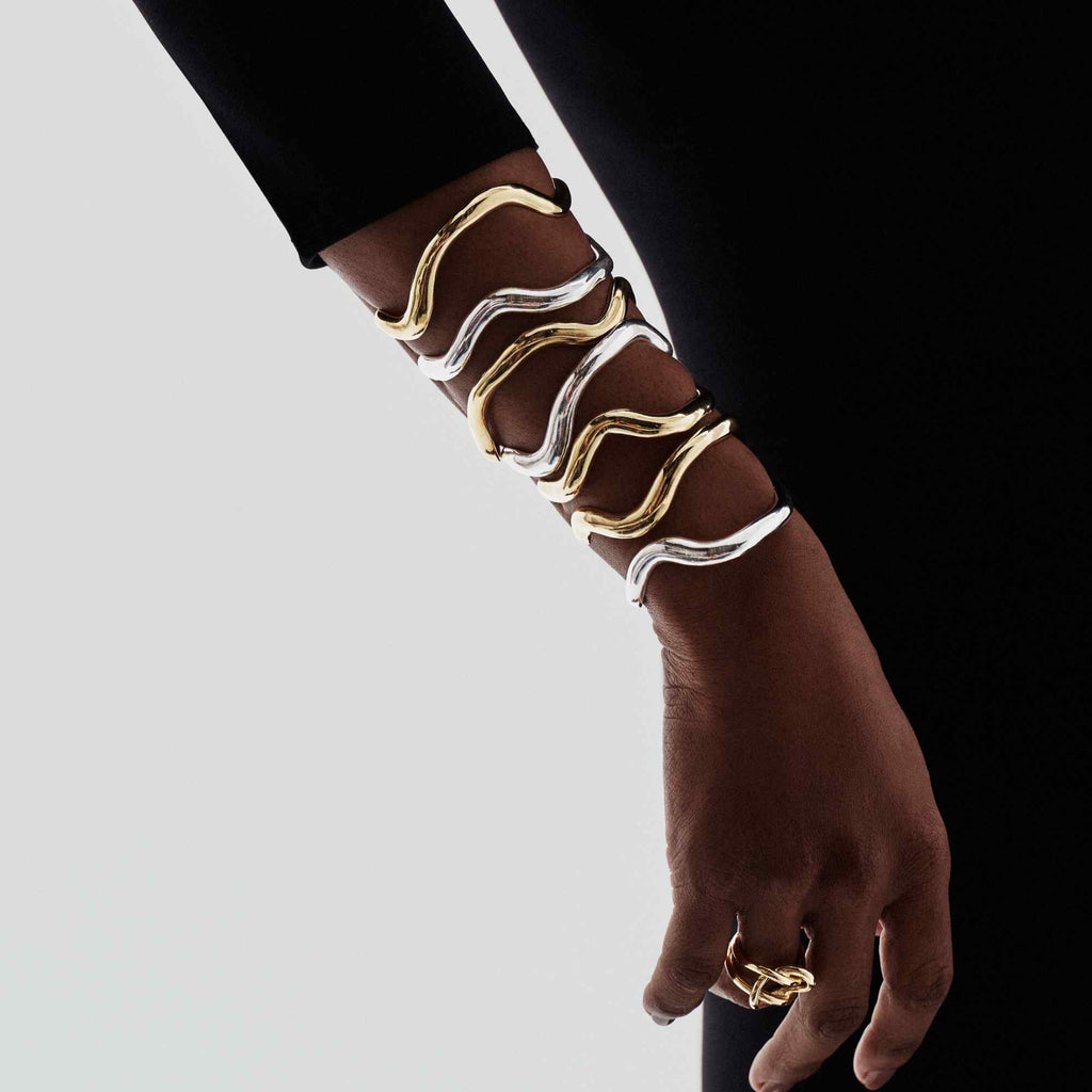 Bracelete Baile Prata Ajustável