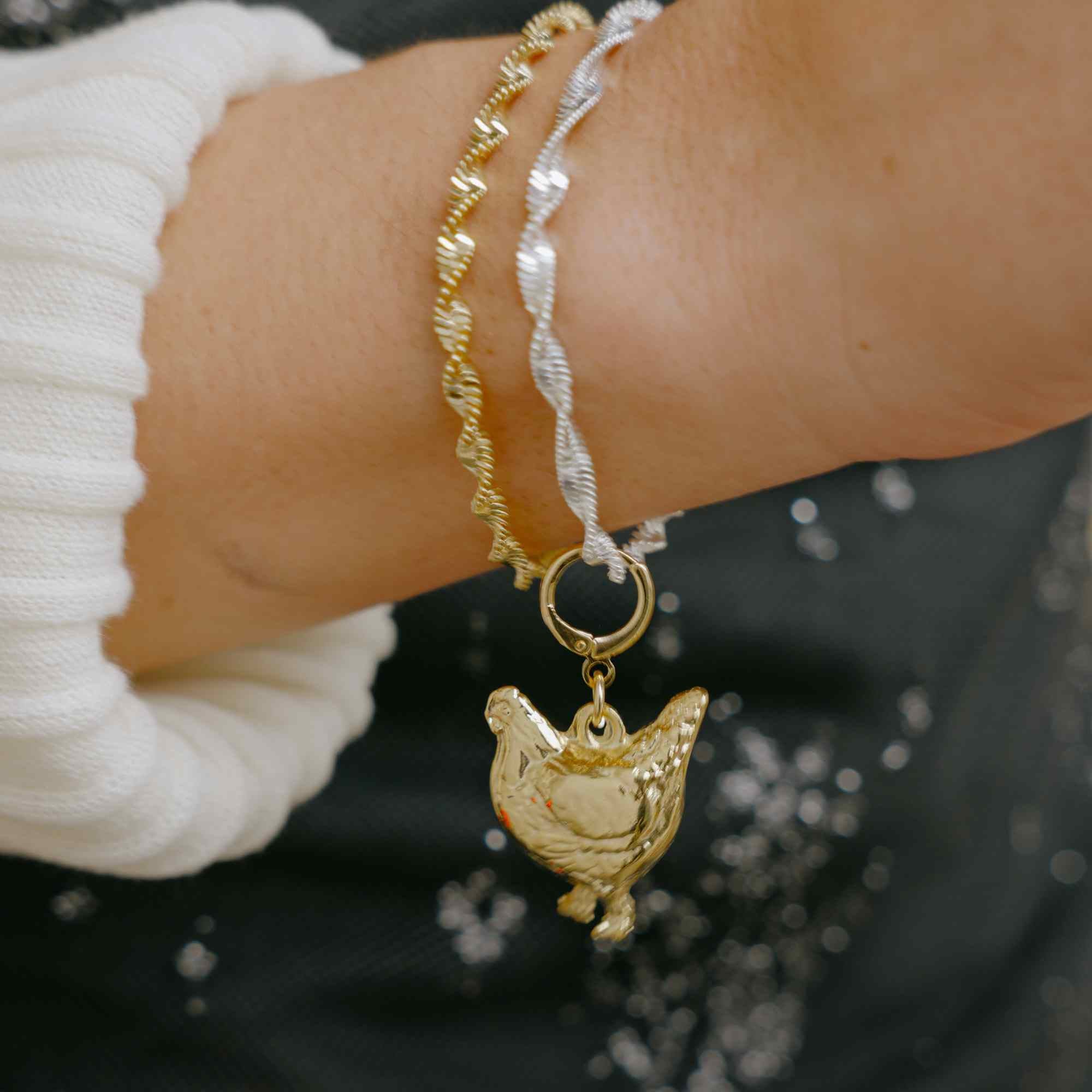 Pulseira Corrente Mel Ouro