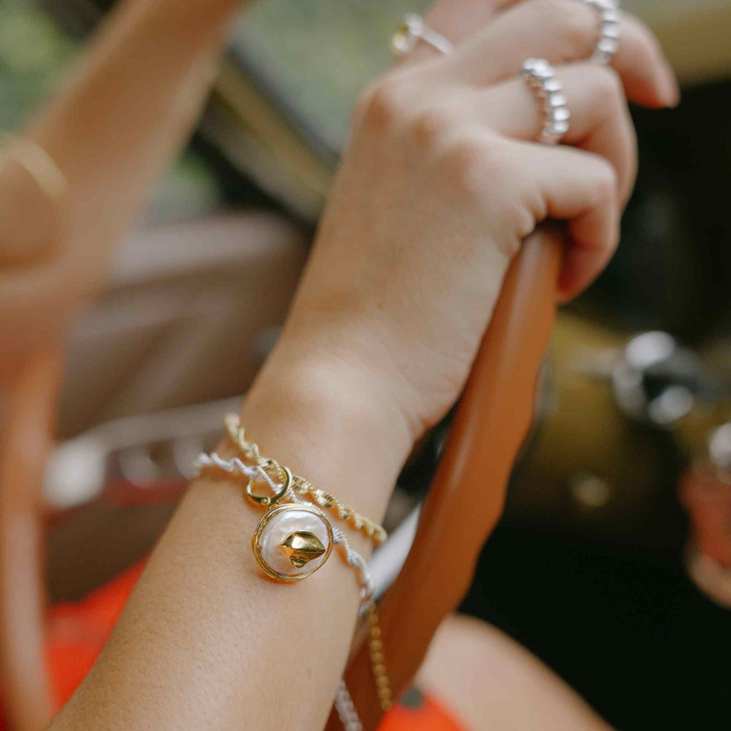 Pulseira Corrente Mel Prata